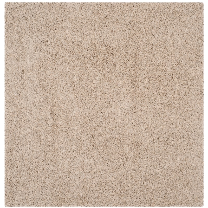 SAFAVIEH Athens Bharati Ilaha 1.5-inch Thick Rug - 6'7" Square - Beige