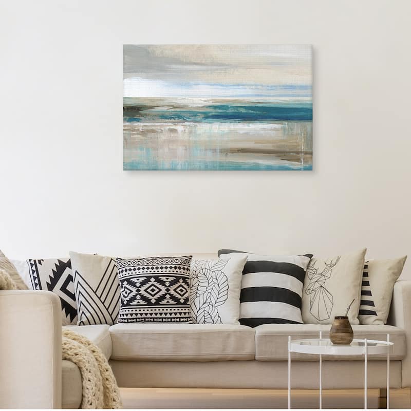 Abstract Sea by Nan Canvas Art Print