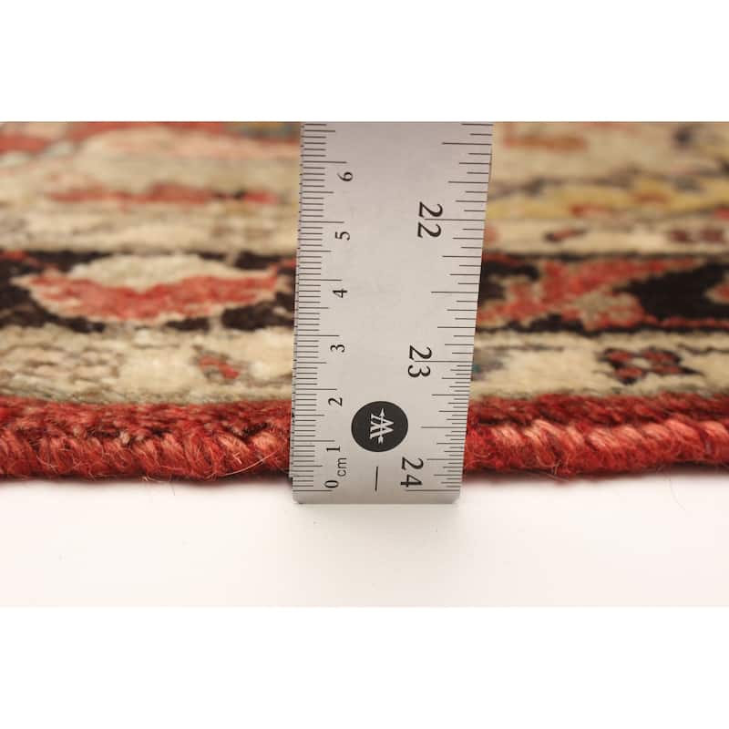 ECARPETGALLERY Hand-knotted Andelz Red Wool Rug - 3'1 x 9'6