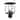 C Cattleya Matte Black Outdoor Post Lantern with Clear Glass Shade