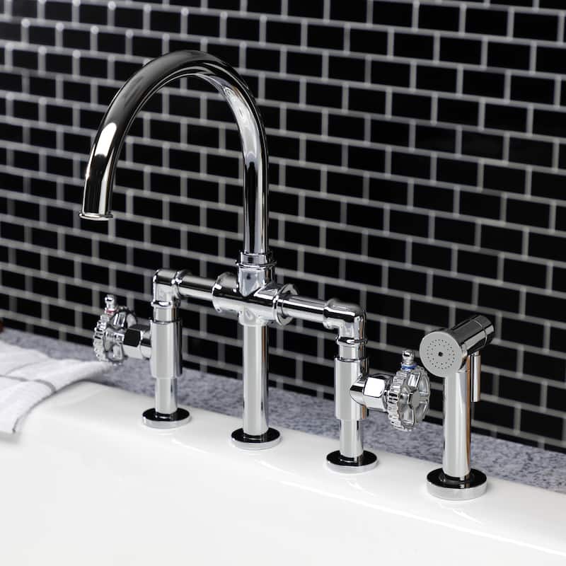 Kingston Brass Fuller Bridge Kitchen Faucet