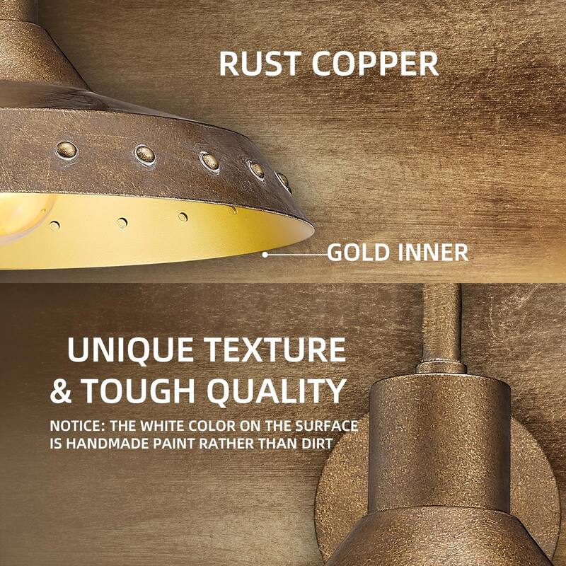 Gooseneck Barn Light, Exterior Wall Sconce(Set of 2)
