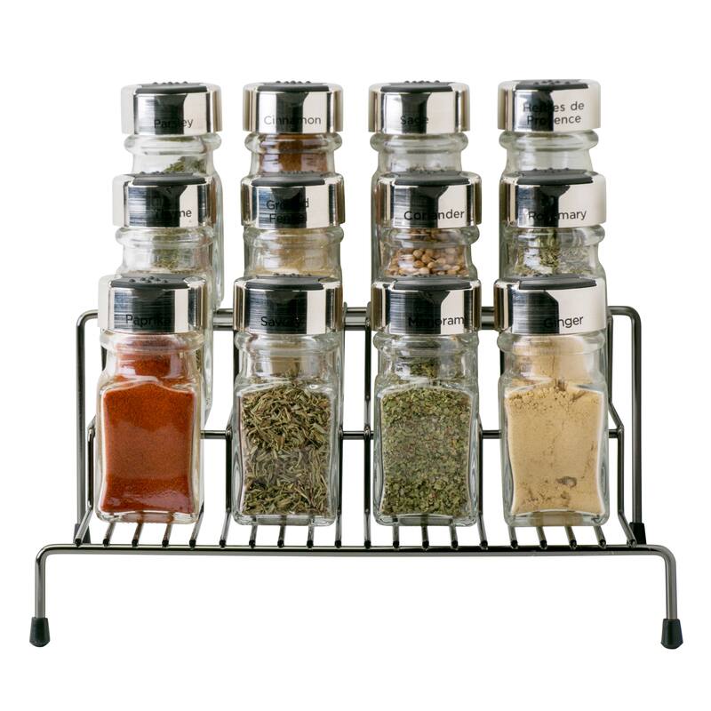 Kitchen Details 3-tier Spice Organizer - 10.24" x 9.65" x 4.33"