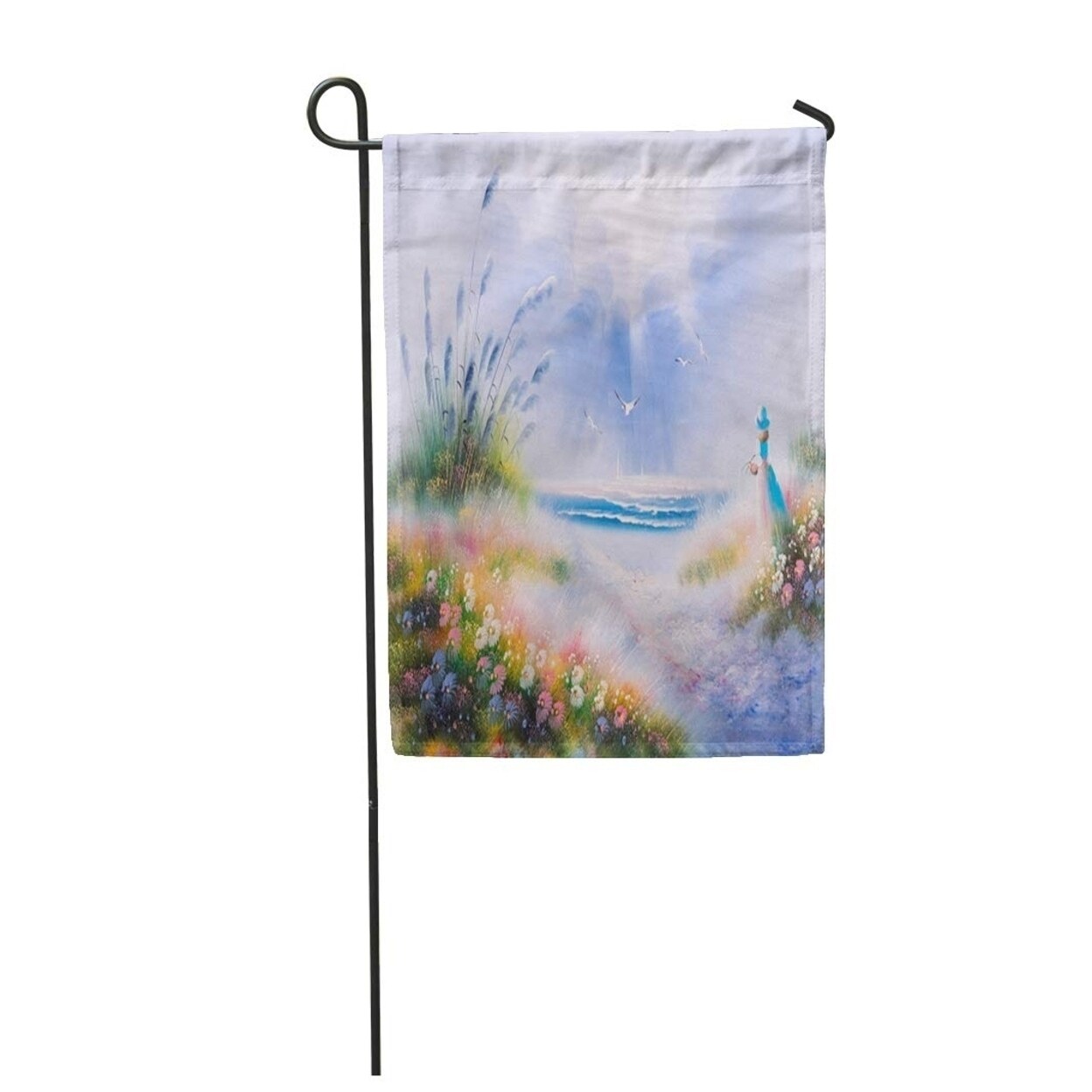 Shop Artist Oil Painting Woman Staring At The Sea Girl Attractive Garden Flag Decorative Flag House Banner 28x40 Inch On Sale Overstock 31342353