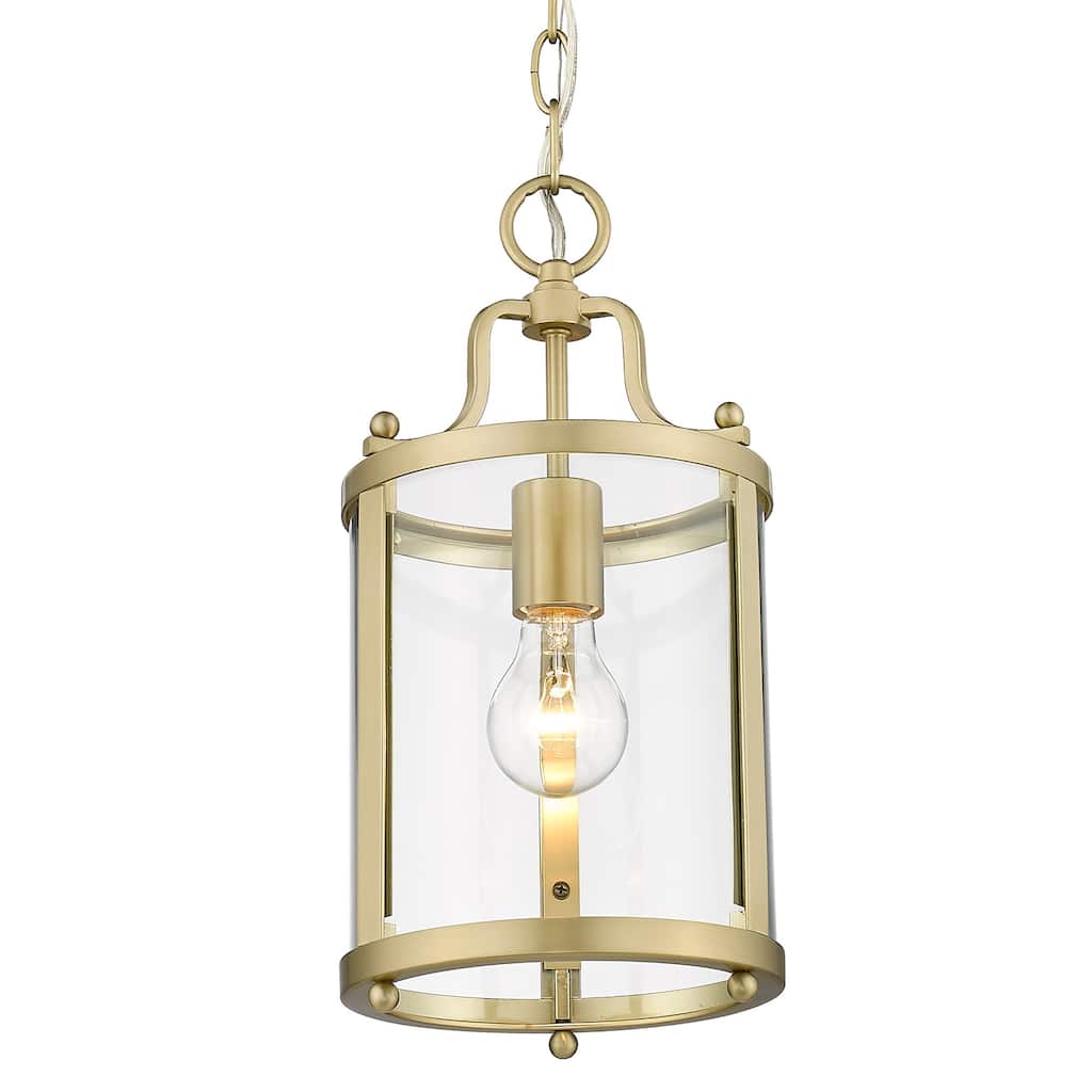 Golden Lighting Payton 1-light Pendant in Brushed Champagne Brass