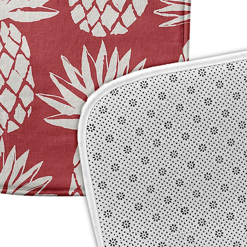 Pineapple Pattern Bathmat