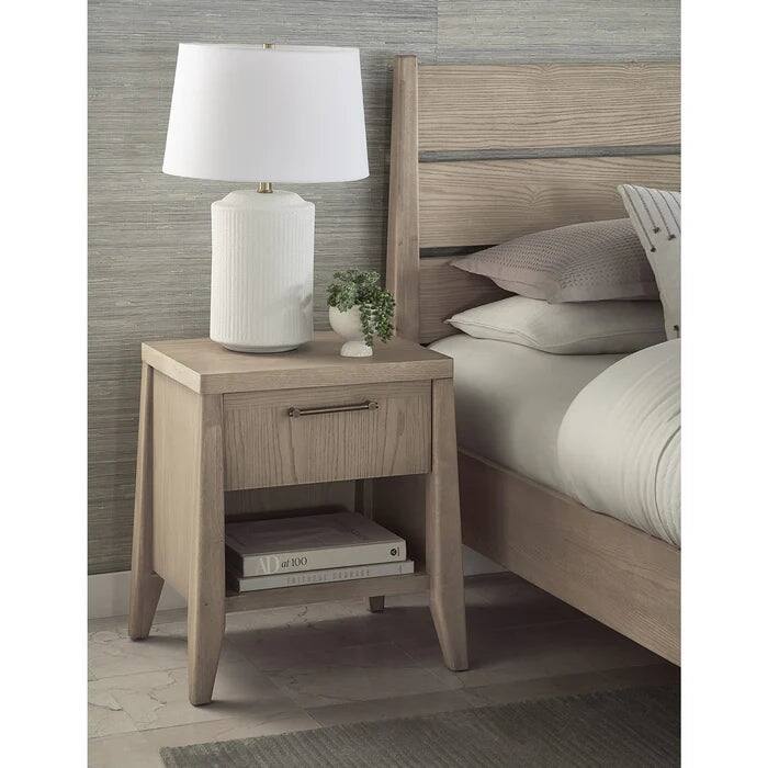 Linwood Modern Simplistic Design Bedroom Set (Bed + Two Nightstand)