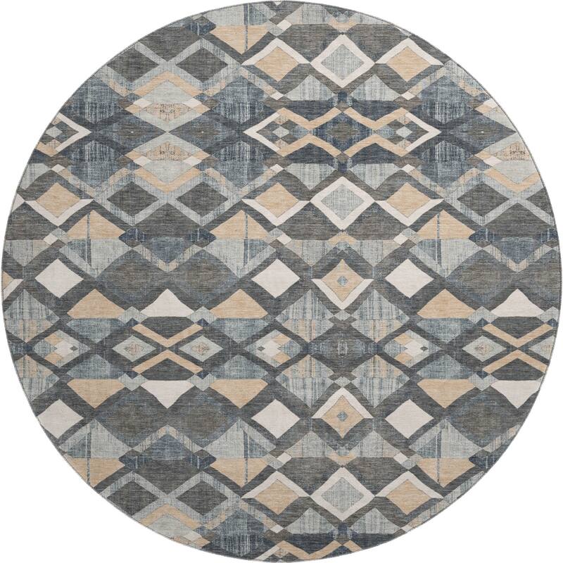 Premium Washable Super Soft Boho Geo Mayfield Rug