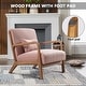 preview thumbnail 56 of 142, Aston Modern Solid wood Accent Chair for Living Room