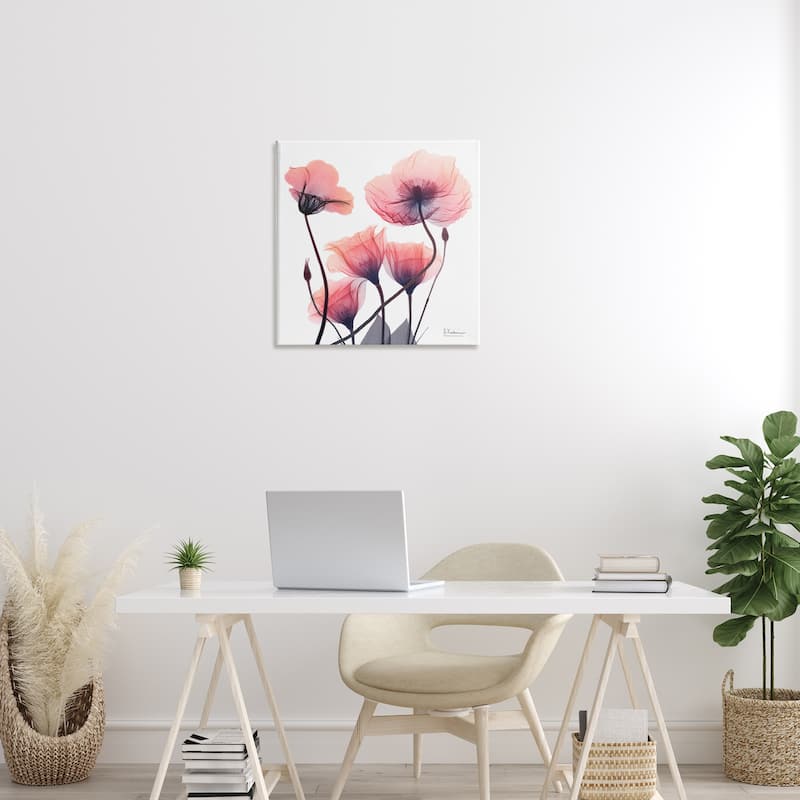 Stupell Elegant Modern Poppy Buds Canvas Wall Art Design By Albert Koetsier