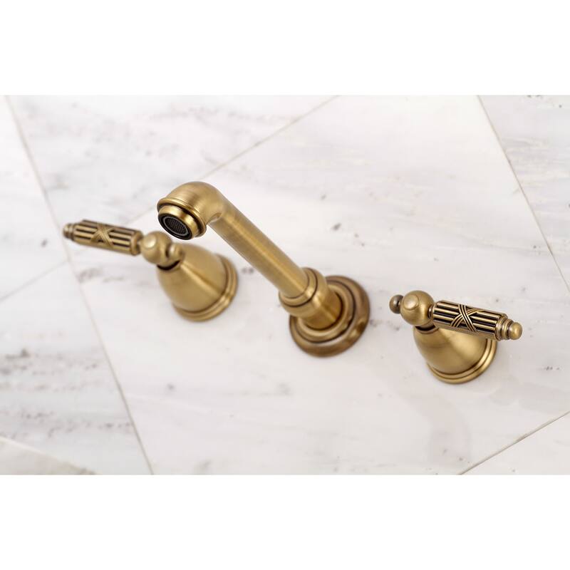 Kingston Brass Georgian 3-Hole Wall Mount Roman Tub Faucet