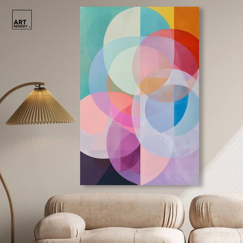 Oneiric Circles II Canvas by Art Remedy, Gallery Wrapped