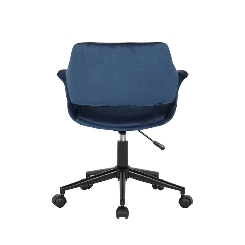 Porthos Home Rylee Swivel Office Chair, Velvet, Adjustable Height
