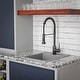 preview thumbnail 44 of 65, Karran QT-825 Drop-in 15-3/4" Single Bowl Quartz Composite Kitchen Sink