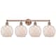 Option Antique Copper / White Glass with White Rope