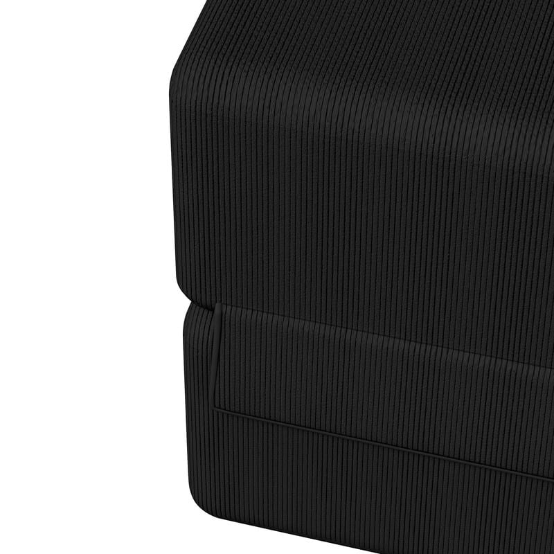 Corduroy Compression Convertible Folding Sectional Sofas (Set of 4)