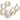 Wall mounted honeycomb floating frame 6-piece set