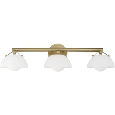 Studio M SM31003FT Domain 3 Light 29" Wide LED Vanity Light with Glass