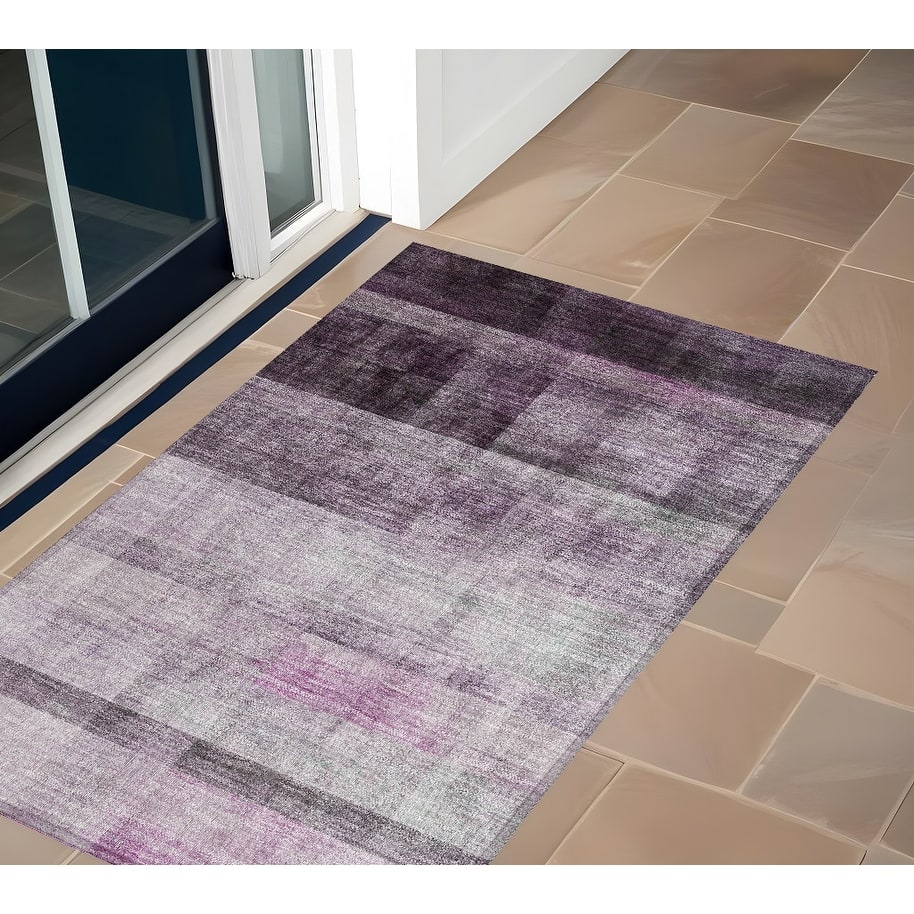 Jato Ombre Weather Resistant Classic Meets Modern Outdoor Rug