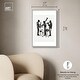preview thumbnail 38 of 60, Bebop II Black Art Canvas Print by Art Remedy