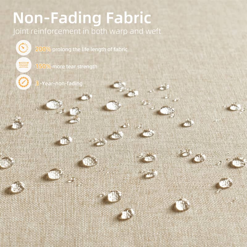 XIZZI 7-Piece Outdoor Wicker Conversation Set