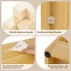 preview thumbnail 29 of 39, Costway Kids 2-Shelf Bookcase 5-Cube Wood Toy Storage Cabinet