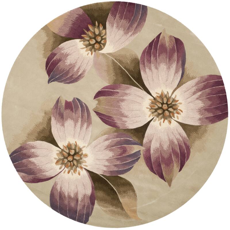 SAFAVIEH Handmade Mandarin Najada French Country Floral Wool Rug