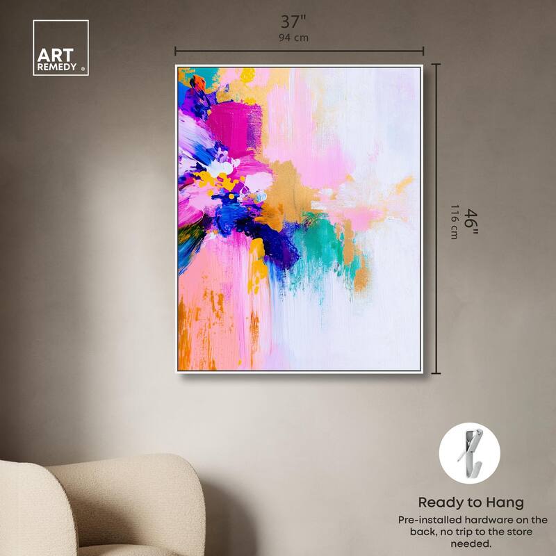 Contrast of Purity III Canvas by Art Remedy