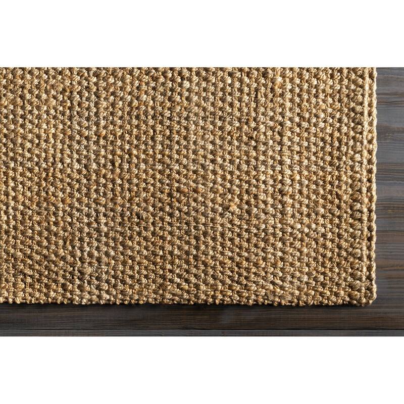 Livabliss Jute Woven Casual Solid Area Rug