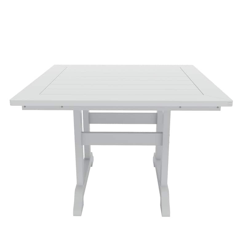 Altura 5-Piece Square Poly Eco-Friendly All Weather Outdoor Dining Set with Armchairs