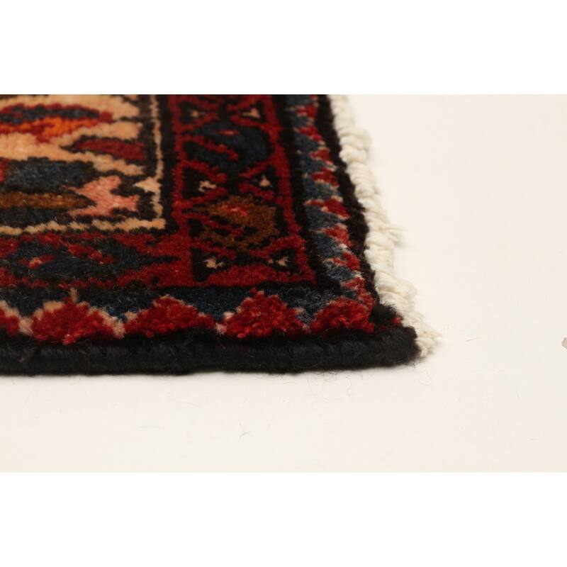 ECARPETGALLERY Hand-knotted Andelz Red Wool Rug - 3'6 x 9'9