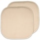 preview thumbnail 27 of 106, 16-in. Square Non-slip Memory Foam Seat Cushions (2 OR 4) - 16 X 16 Set of 2 - Linen