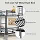 preview thumbnail 7 of 49, Heavy Metal Bunk Beds with Ladder Kids Bed Frame Twin / Twin XL / Full / Queen Size🏕️