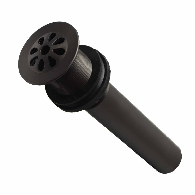 Brushed Nickel 1.5-inch Teardrop Drain - Gunmetal
