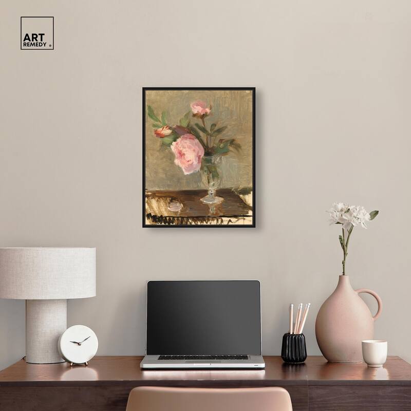 Moristot Peony Canvas by Art Remedy