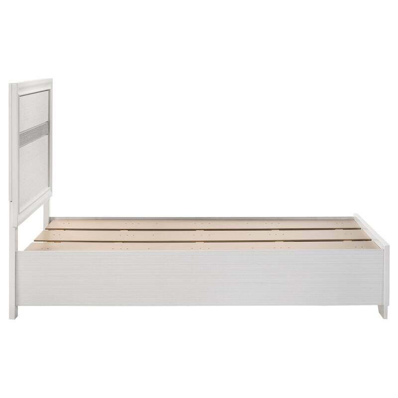 Miranda Contemporary Wood Storage Panel Bed