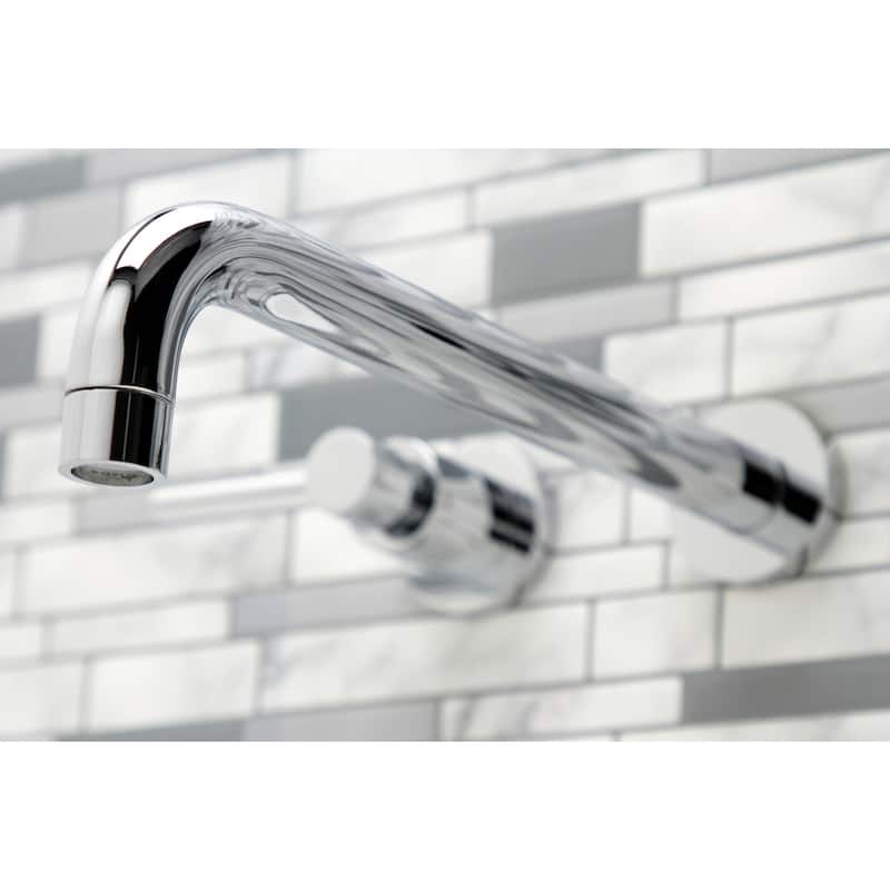 Kingston Brass Concord 3-Hole Wall Mount Roman Tub Faucet