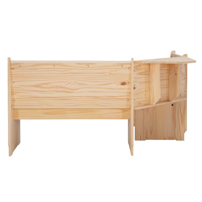 Wendell Solid Wood Corner Breakfast Nook Dining Set