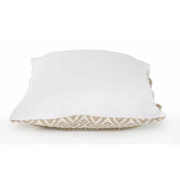 Neutral Textured Color Block Throw Pillow On Sale Overstock 30416986