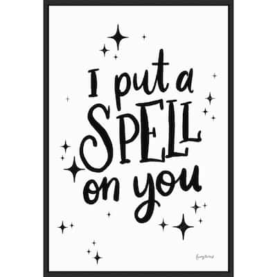 Amanti Art Sophisticated Spooky III - Spell Framed Canvas Wall Art