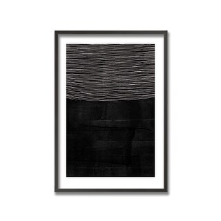 "Blackened Line" Framed Print Wall Art by Eysmael Quisora