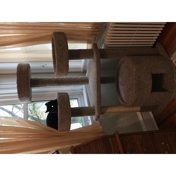 Shop Prestige Cat Trees Cat House For Large Cats Overstock
