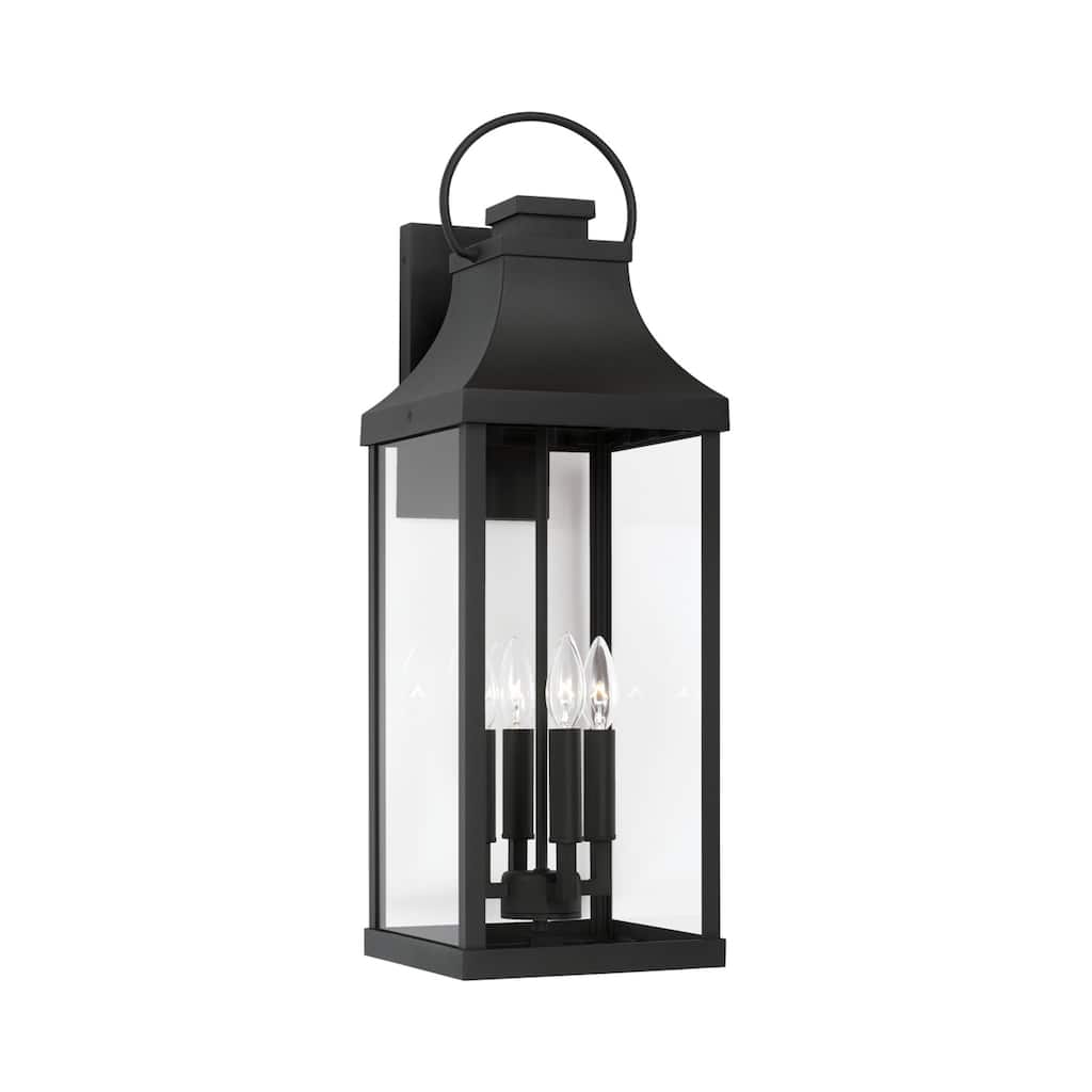 Bradford Outdoor 4-light Extra Large Wall Lantern w/ Clear Glass