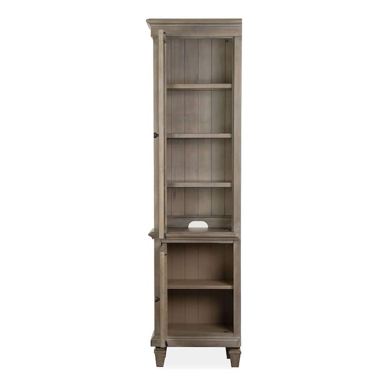 Magnussen Home Calistoga Dovetail Grey Entertainment Wall - W x D x H