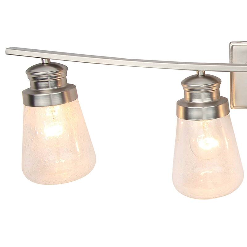 4 Light Vanity lighting in Brushed Nickel Finish
