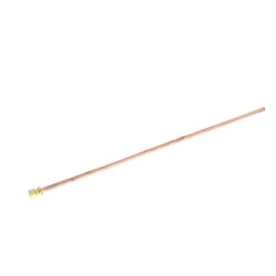 Jones Stephens S04046 3/8" x 20" Metal Bathroom Faucet Supply Tube - Rough Brass