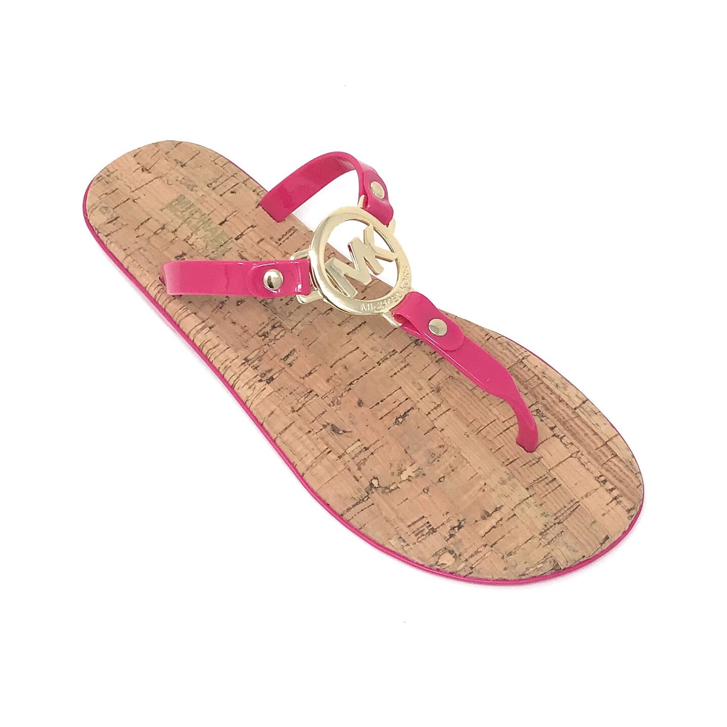 michael kors pink flip flops