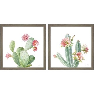 Danhui Nai 'Pastel Desert' Framed Art (Set of 2)