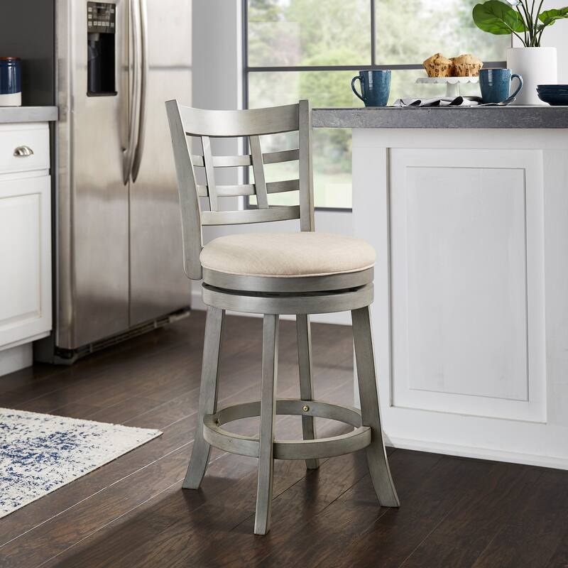 Verona Swivel High Back Counter Height Stool by iNSPIRE Q Classic