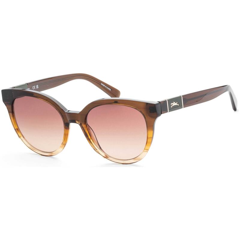 Longchamp Women's 53mm Striped Honey Sunglasses LO697S-701
